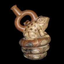 Vase-�trier en forme de grenouille